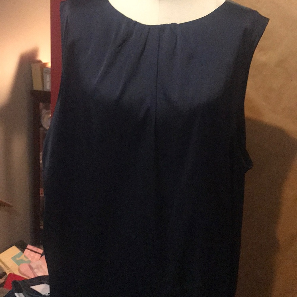 NWT The limited navy Sleeveless shirt